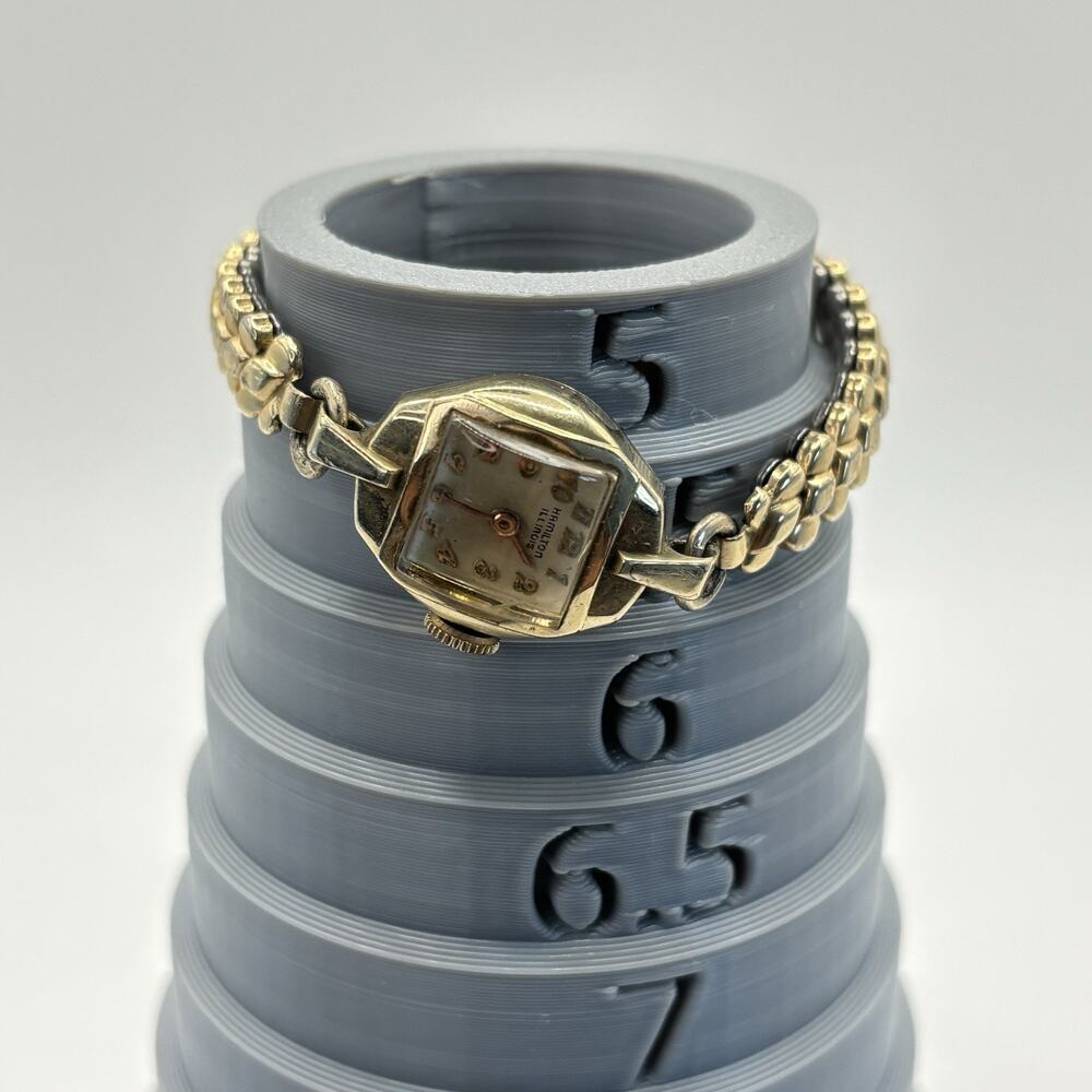 Vintage Hamilton Illinois Ladies Watch 10K RGP Art Deco Mechanical Bracelet - Picture 2 of 8